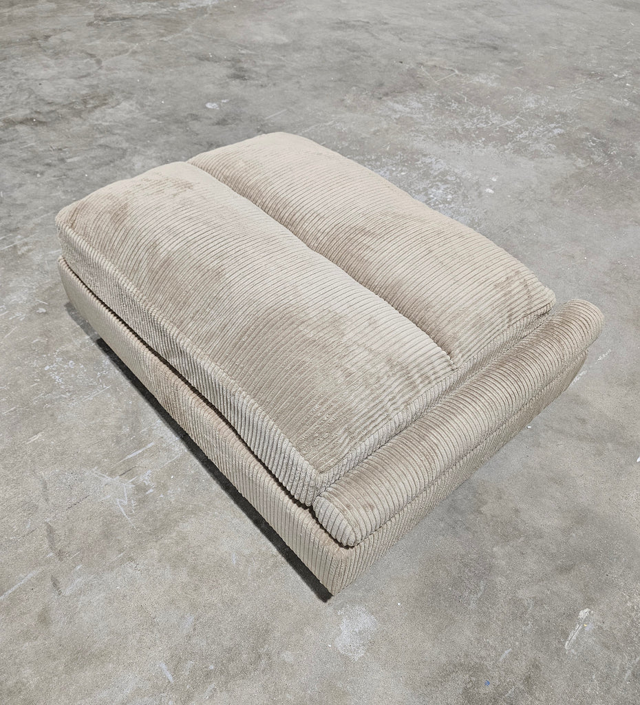 42.5 " Upholstered Camel Corduroy Sofa Dog Cat Bed Pillow Plush